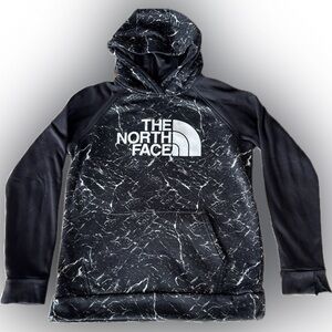 The North Face Surgent 2.0 Pullover Hoodie black and white boys size XL (18/20)